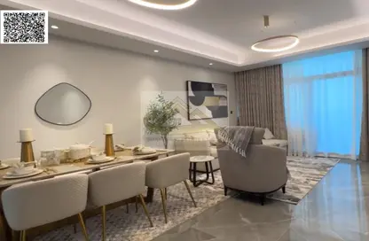 Apartment - 2 Bedrooms - 3 Bathrooms for sale in Ajman Creek Towers - Al Rashidiya 1 - Al Rashidiya - Ajman