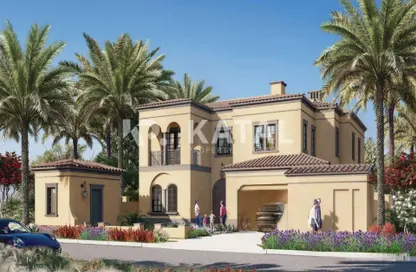 Villa - 5 Bedrooms - 6 Bathrooms for sale in Bloom Living - Zayed City (Khalifa City C) - Khalifa City - Abu Dhabi