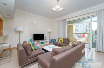 Apartment - 2 Bedrooms - 4 Bathrooms for rent in Al Das - Shoreline Apartments - Palm Jumeirah - Dubai