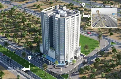 Apartment - 1 Bathroom for sale in Time 3 - Dubai Land Residence Complex - Dubai