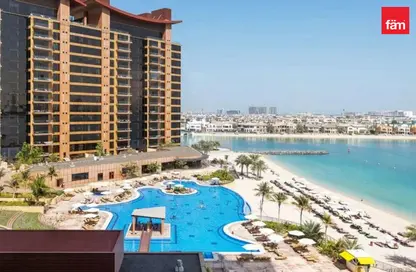 Apartment - 1 Bedroom - 2 Bathrooms for rent in Ruby - Tiara Residences - Palm Jumeirah - Dubai