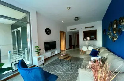 Apartment - 1 Bedroom - 2 Bathrooms for rent in Iris Blue - Dubai Marina - Dubai