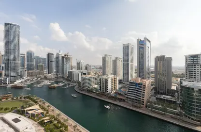 Water View image for: Apartment - 2 Bedrooms - 3 Bathrooms for sale in Dorra Bay - Dubai Marina - Dubai, Image 1