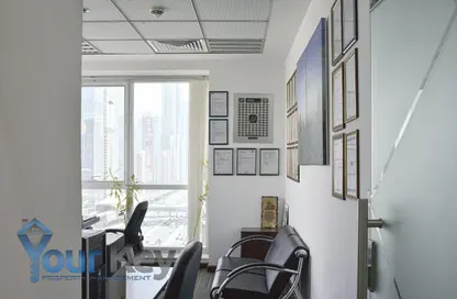 Office Space - Studio - 1 Bathroom for rent in Latifa Tower - Sheikh Zayed Road - Dubai