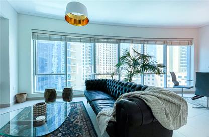 Apartment - 1 Bedroom - 2 Bathrooms for rent in Beauport Tower - Marina Promenade - Dubai Marina - Dubai