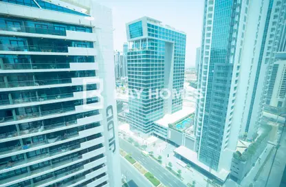 Office Space - Studio - 2 Bathrooms for rent in Blue Bay Tower - Business Bay - Dubai