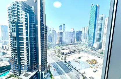 Office Space - Studio - 2 Bathrooms for rent in The Binary Tower - Business Bay - Dubai