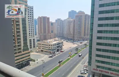 Apartment - 1 Bedroom - 2 Bathrooms for rent in Al Taawoon Tower 1 - Al Taawoon Towers - Al Khan - Sharjah