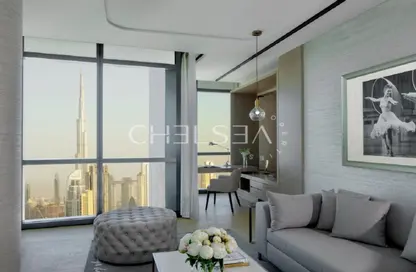 Apartment - 1 Bathroom for sale in Tower C - DAMAC Towers by Paramount - Business Bay - Dubai