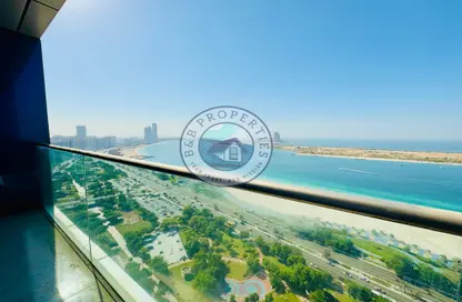 Apartment - 3 Bedrooms - 4 Bathrooms for rent in Wave tower - Corniche Road - Abu Dhabi