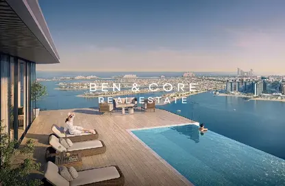 Apartment - 2 Bedrooms - 3 Bathrooms for sale in Seapoint - EMAAR Beachfront - Dubai Harbour - Dubai