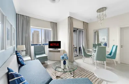 Apartment - 1 Bedroom - 2 Bathrooms for rent in Damac Maison Mall Street - Downtown Dubai - Dubai