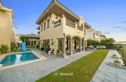 Villa - 5 Bedrooms - 5 Bathrooms for rent in Garden Homes Frond O - Garden Homes - Palm Jumeirah - Dubai