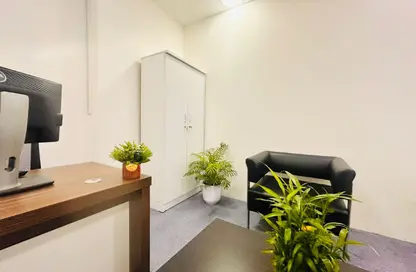 Office Space - Studio - 1 Bathroom for rent in Business Atrium Building - Oud Metha - Bur Dubai - Dubai