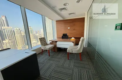 Office Space - Studio - 4 Bathrooms for rent in The Prime Tower - Business Bay - Dubai