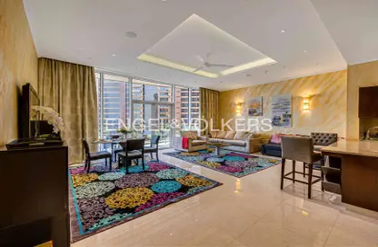 Apartment - 1 Bedroom - 2 Bathrooms for rent in Ruby - Tiara Residences - Palm Jumeirah - Dubai