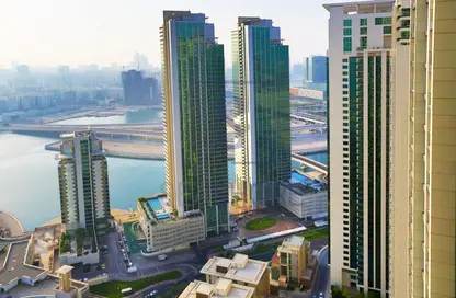 Apartment - 1 Bedroom - 2 Bathrooms for rent in Marina Blue Tower - Marina Square - Al Reem Island - Abu Dhabi