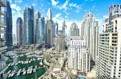 Apartment - 1 Bedroom - 1 Bathroom for rent in Al Habtoor Tower - Dubai Marina - Dubai