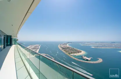 Apartment - 4 Bedrooms - 5 Bathrooms for sale in Beach Vista - EMAAR Beachfront - Dubai Harbour - Dubai