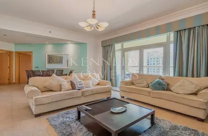 Apartment - 2 Bedrooms - 2 Bathrooms for rent in Jash Falqa - Shoreline Apartments - Palm Jumeirah - Dubai