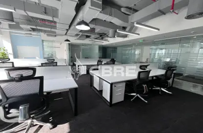 Office Space - Studio - 1 Bathroom for rent in Marina Plaza - Dubai Marina - Dubai