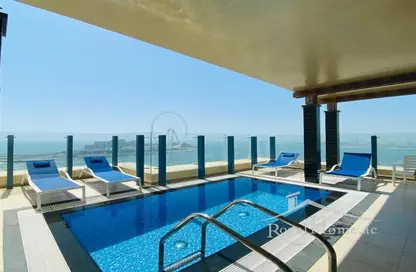 Penthouse - 4 Bedrooms - 6 Bathrooms for rent in Amwaj 5 - Amwaj - Jumeirah Beach Residence - Dubai