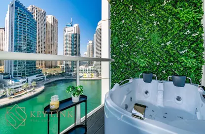 Apartment - 1 Bedroom - 1 Bathroom for rent in Marina View Tower B - Marina View - Dubai Marina - Dubai