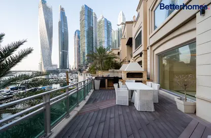 Villa - 3 Bedrooms - 4 Bathrooms for rent in Al Anbar Villas - Dubai Marina - Dubai