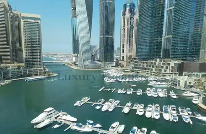 Apartment - 1 Bedroom - 2 Bathrooms for rent in Al Habtoor Tower - Dubai Marina - Dubai