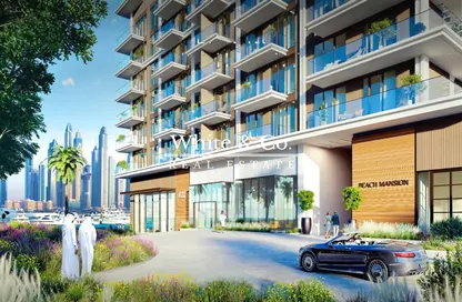 Apartment - 4 Bedrooms - 5 Bathrooms for sale in Beach Mansion - EMAAR Beachfront - Dubai Harbour - Dubai