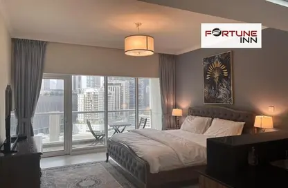 Apartment - Studio - 1 Bathroom for rent in Burj Al Nujoom - Downtown Dubai - Dubai