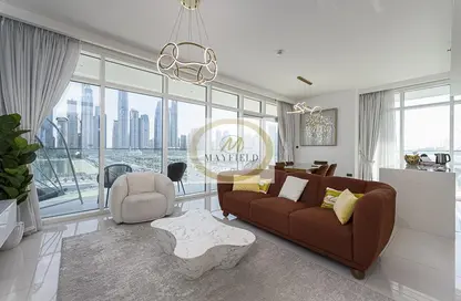 Apartment - 3 Bedrooms - 4 Bathrooms for rent in Sunrise Bay - EMAAR Beachfront - Dubai Harbour - Dubai