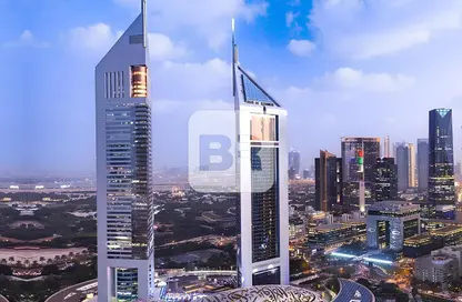 Office Space - Studio - 1 Bathroom for rent in Emirates Office Tower - Emirates Towers - Sheikh Zayed Road - Dubai