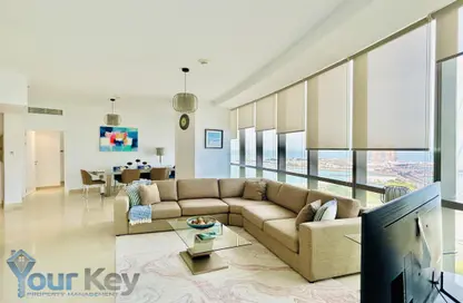 Apartment - 2 Bedrooms - 3 Bathrooms for rent in Etihad Tower 5 - Etihad Towers - Corniche Road - Abu Dhabi