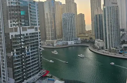 Apartment - 1 Bedroom - 2 Bathrooms for sale in Time Place Tower - Dubai Marina - Dubai