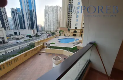 Apartment - 3 Bedrooms - 4 Bathrooms for rent in Rimal 5 - Rimal - Jumeirah Beach Residence - Dubai