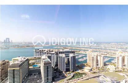 Apartment - 1 Bathroom for rent in The Palm Tower - Palm Jumeirah - Dubai