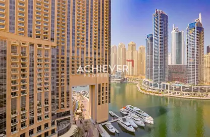 Apartment - 1 Bedroom - 2 Bathrooms for rent in Dubai Marina Moon - Dubai Marina - Dubai