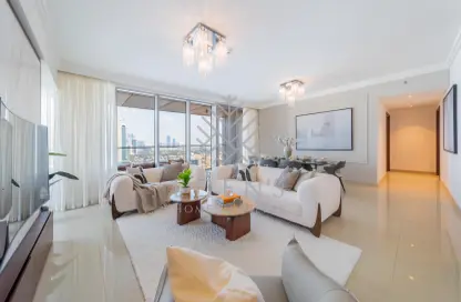 Apartment - 2 Bedrooms - 2 Bathrooms for rent in Boulevard Point - Downtown Dubai - Dubai