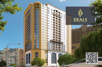 Apartment - 1 Bedroom - 2 Bathrooms for sale in Nuaimia Two Tower - Al Nuaimiya - Ajman