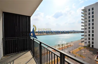 Apartment - Studio - 1 Bathroom for rent in Waters Edge - Yas Island - Abu Dhabi