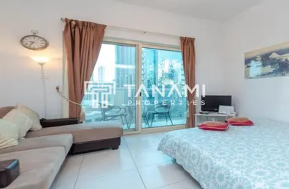 Apartment - 1 Bathroom for rent in Marina View Tower A - Marina View - Dubai Marina - Dubai