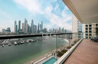 Apartment - 3 Bedrooms - 4 Bathrooms for sale in Marina Vista - EMAAR Beachfront - Dubai Harbour - Dubai