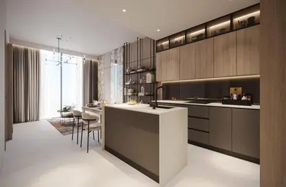 صورة لـ مطبخ شقة - غرفة نوم - 2 حمامات للبيع في حدائق هادئة - ديسكفري غاردنز - دبي ، صورة رقم 1