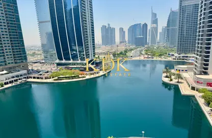Office Space - Studio - 2 Bathrooms for rent in One Lake Plaza - JLT Cluster T - Jumeirah Lake Towers - Dubai