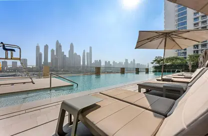 Apartment - 1 Bedroom - 1 Bathroom for rent in Marina Vista - EMAAR Beachfront - Dubai Harbour - Dubai