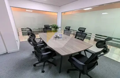 Office Space - Studio - 1 Bathroom for rent in Clover Bay Tower - Business Bay - Dubai