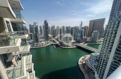 Apartment - 1 Bedroom - 2 Bathrooms for rent in Sanibel Tower - Park Island - Dubai Marina - Dubai