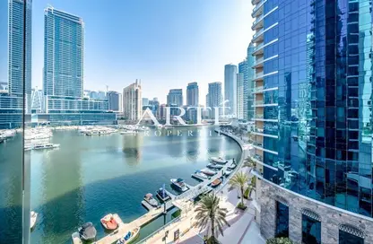 Apartment - 1 Bedroom - 2 Bathrooms for rent in Beauport Tower - Marina Promenade - Dubai Marina - Dubai