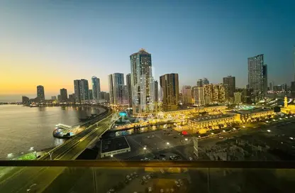 Apartment - 2 Bedrooms - 4 Bathrooms for rent in Al Khan Corniche - Al Khan - Sharjah